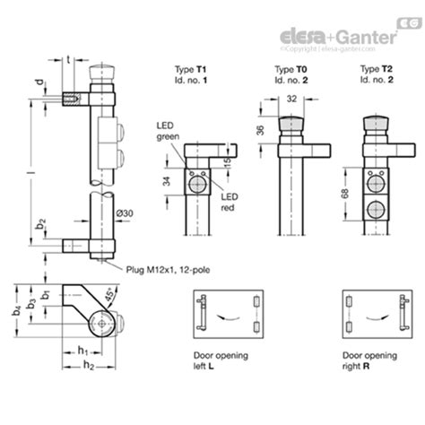 GN 332 200 SW T2 1 R Kopen Bestel Bij Elesa Ganter B V