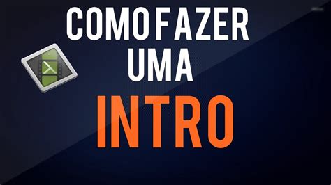 Como Criar Uma Intro O Camtasia Youtube