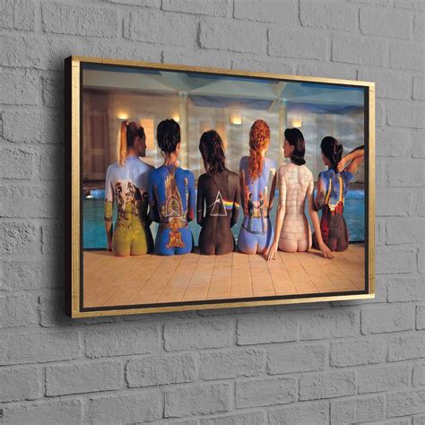 Pink Floyd Back Catalogue Famous Art Naked Woman Canvas Etsy