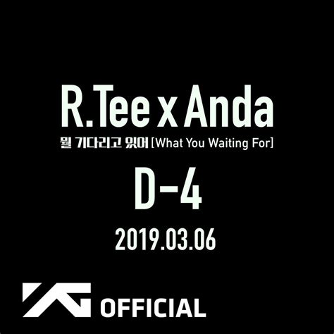 YG FAMILY on Twitter R Tee x Anda 뭘 기다리고 있어 What You Waiting For D 4