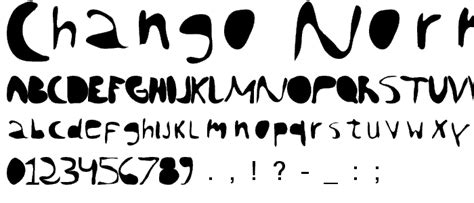 Chango Normal Font