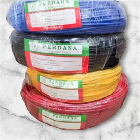 Jual Kabel Listrik Kawat Super NYA 1 5 Mm 50 Yards Shopee Indonesia