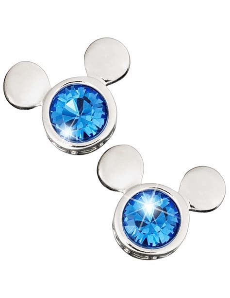 Boucles D Oreilles Ic Ne Mickey Bleu Disney Arribas