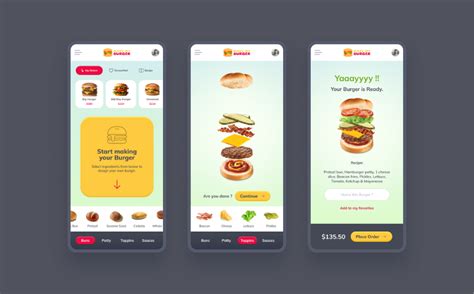 Burger Maker App Figma