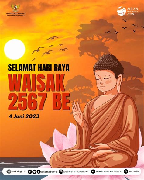 sekretariat kabinet republik indonesia hari raya waisak sekretariat