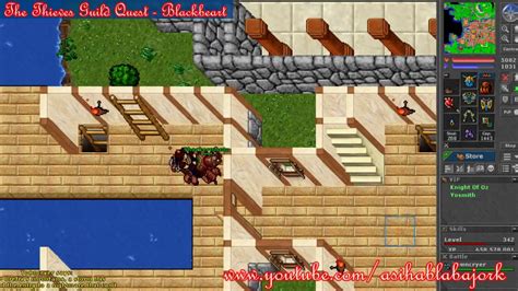 Tibia The Thieves Guild Quest Black Bert Youtube