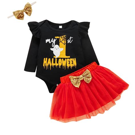 Borniu Baby Halloween Costumes Clearance! Baby Girl Printing Long ...