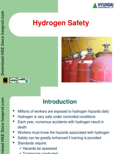 Hydrogen Safety | PDF | Toxicity | Poison