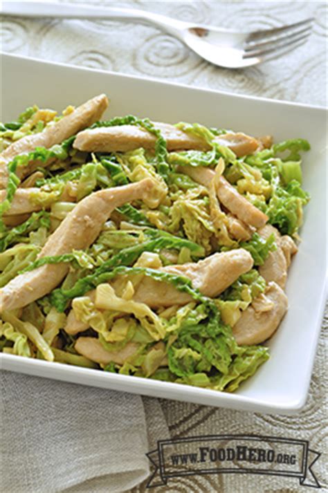 Chicken Cabbage Stir Fry Food Hero Recipe