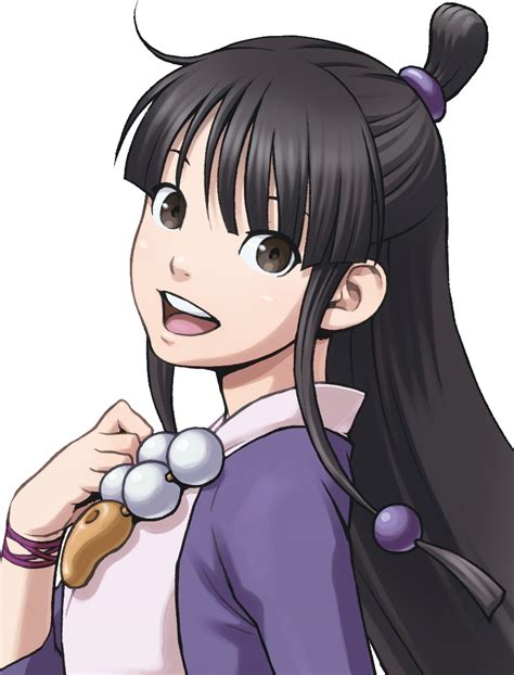 Download Maya Fey Portrait Maya Ace Attorney Anime Png Image With No