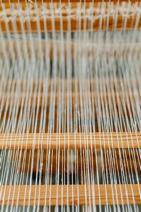 Close-up of a Weaving Loom · Free Stock Photo