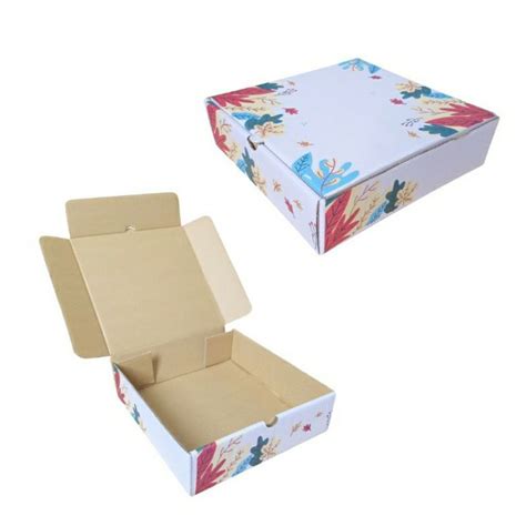 Jual BOX 24x24x7 Cm Kardus Karton Kotak Kemasan Packing Kado Kaos Baju