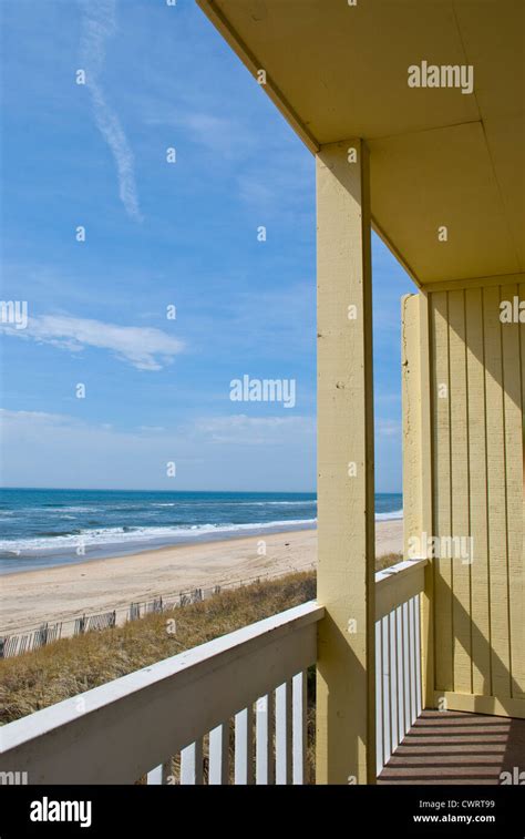 Beach View from Balcony Stock Photo - Alamy