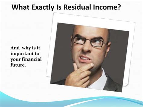 What Exactly Is Residual Income Ppt