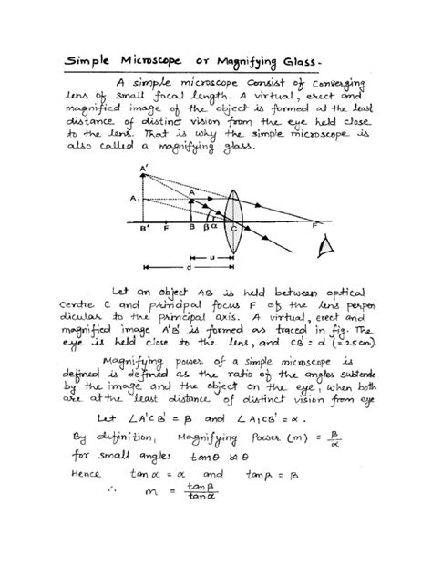 Ray Optics Notes Part2 Pdf