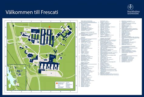 Stockholm university map - Map of Stockholm university (Södermanland and Uppland - Sweden)