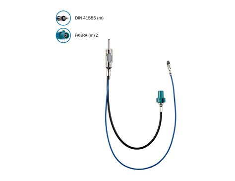 Antennenadapter Fakra M DIN 150 Ohm Caraudio24 De