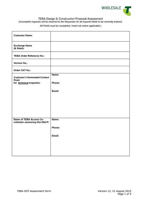 31 Construction Proposal Template And Construction Bid Forms