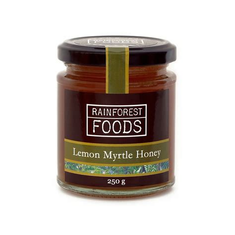 LEMON MYRTLE HONEY 250G Bush Food Bush Tucker Taste Australia Native