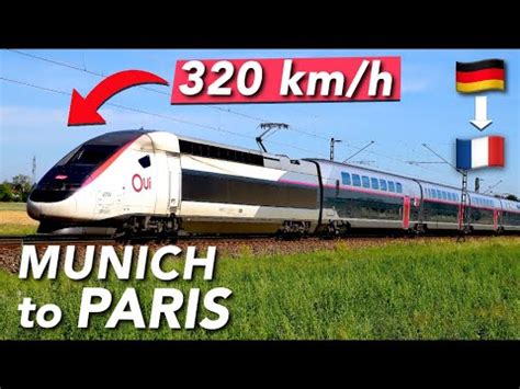 Munich To Paris At Km H With Tgv Inoui First Class Review Youtube