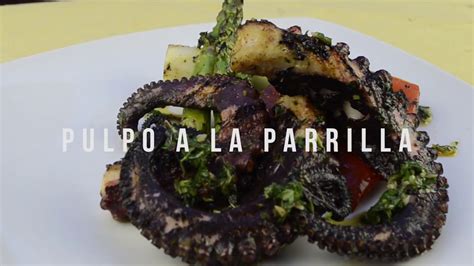 Pulpo A La Parrilla Youtube