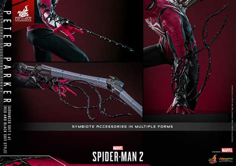 Spider Man Advanced Suit Red Black Figure Revealed By Hot Toys