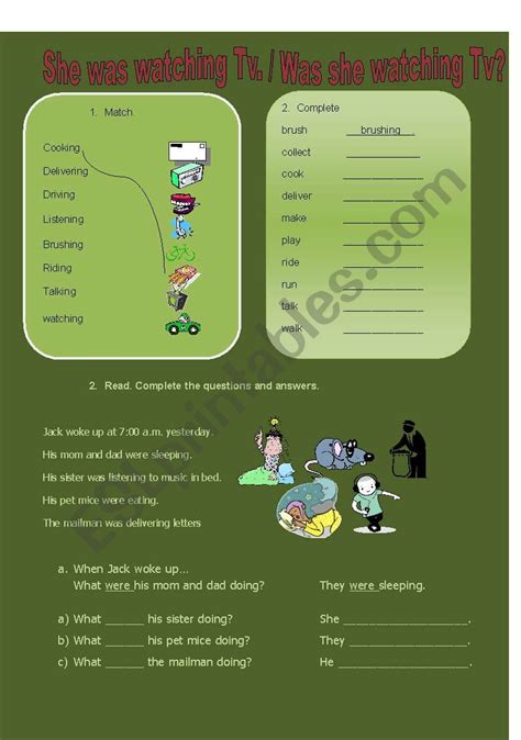 Simple Past Was Wasn´t Were Weren´t Esl Worksheet By Ximealex