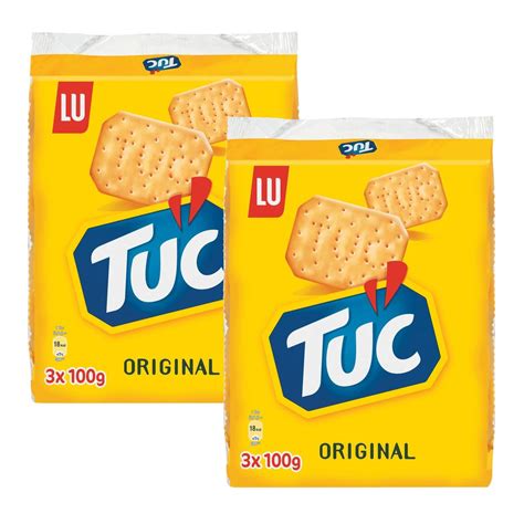 Promotion Tuc Ccrackers Salés Original Lot de 2 paquets de 3X100g g