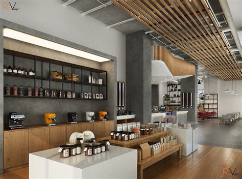 coffee shop interior options on Behance