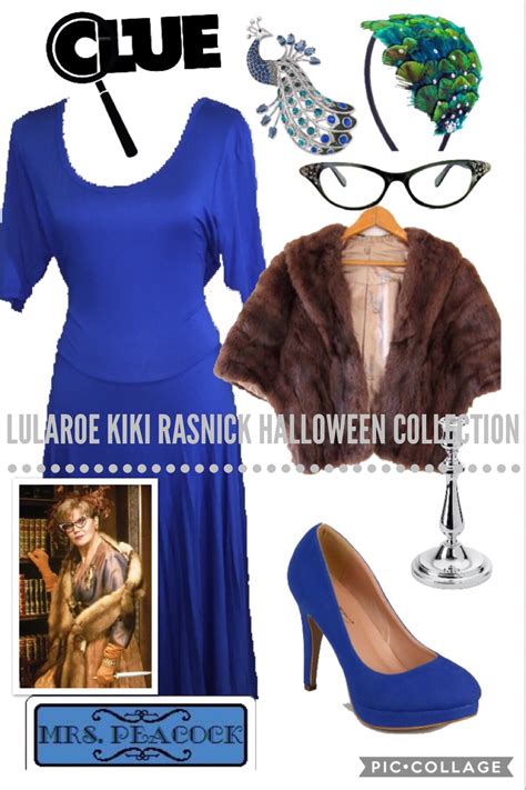 Mrs Peacock Clue Costume