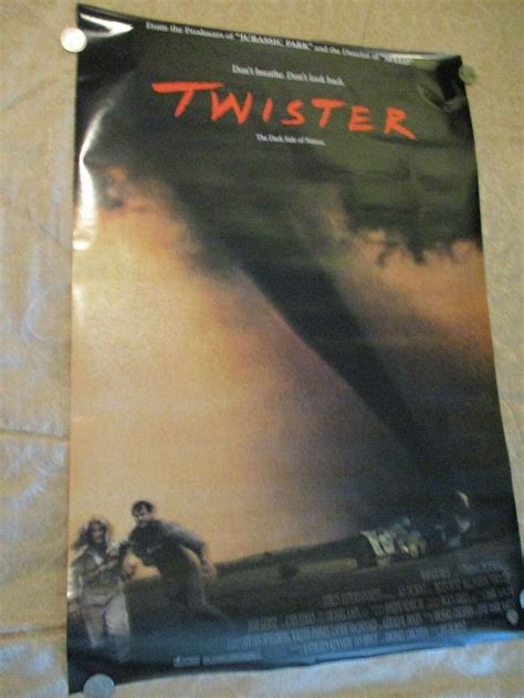 Original From 1996 Twister Movie Poster Promo Promotional (New Rolled ...