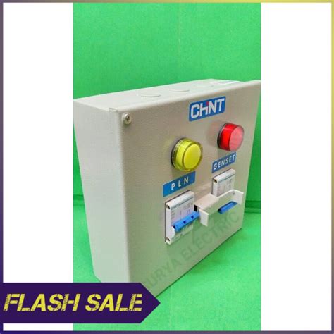 Jual Panel Interlock Chint 2p Switch Handle Hendel Ohm Saklar Pln