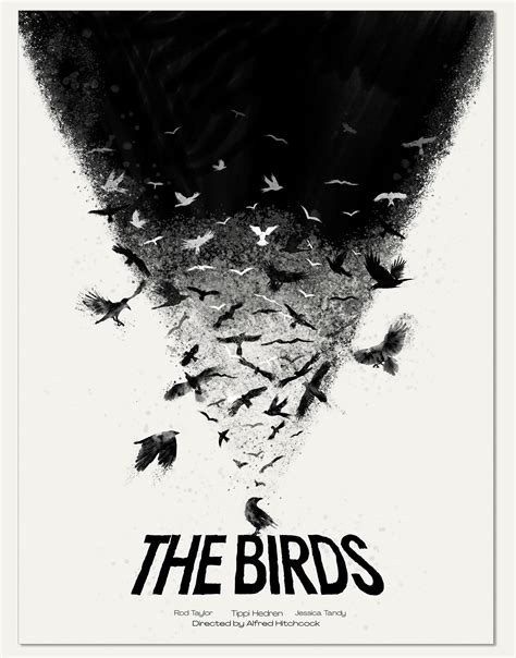 "The Birds" alternative movie poster :: Behance