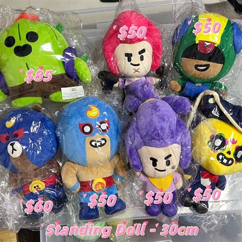 Brawl Stars X Line Friends Merchandise Supercell Toys Plush Pen