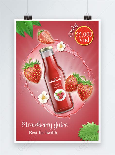 Template Poster Promosi Minuman Jus Untuk Diunduh Gratis Lovepik