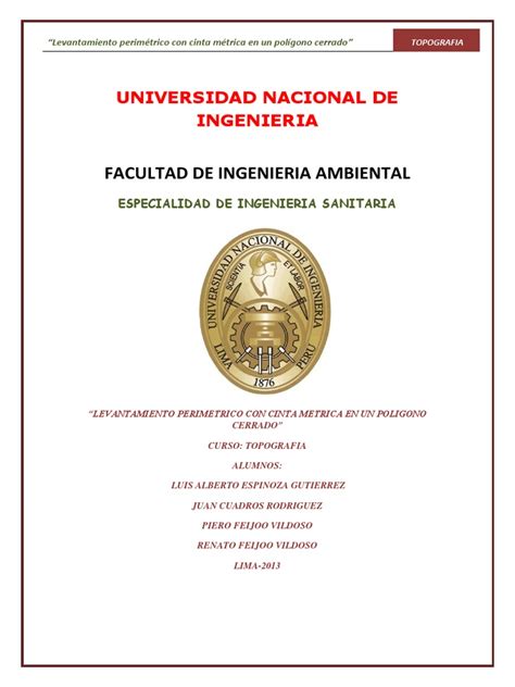 Pdf Informe De Topografia N Dokumen Tips