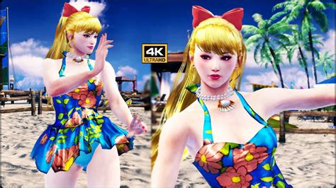 Tekken 7 Lili Summer Dress Mod 4k Youtube