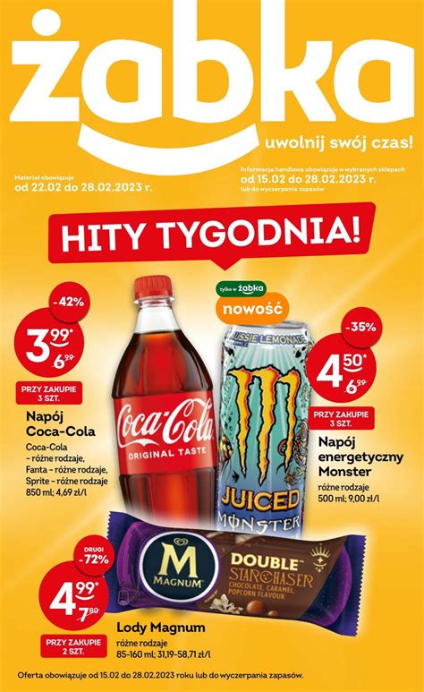 Żabka pl Wolności 36 57 120 Wiązów Promoceny pl gazetki