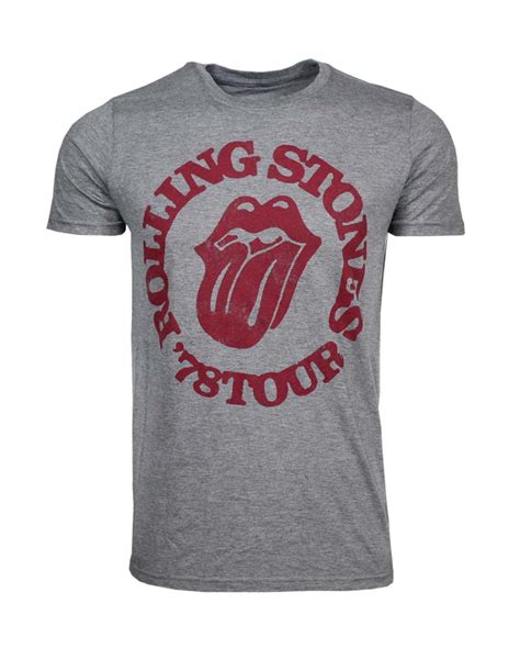 Rolling Stones Rolling Stones 78 Tour Circle T Shirt Men Loudtrax