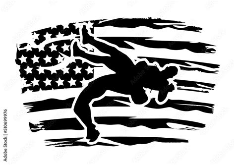 Wrestling Svg Png Wrestling Svg Png Wrestling Usa Flag Svg American