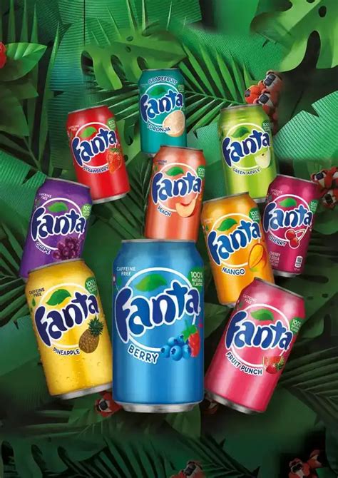 Fanta Drinks Fanta All Flavours Fanta Soft Drinks Original Fanta