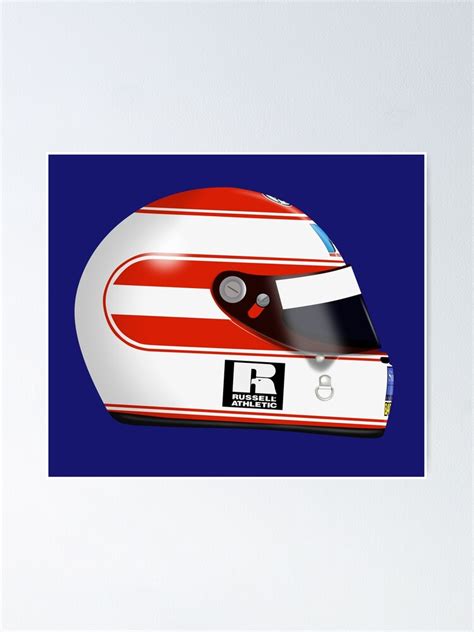 "Roland Ratzenberger - 1994 Helmet tribute" Poster for Sale by JageOwen | Redbubble