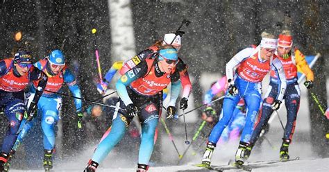 Biathlon Relais Stersund La Norv Ge Gagne Encore Les Bleues Sixi Mes