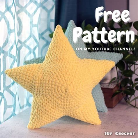 Free Star Pillow Amigurumi Pattern Crochet