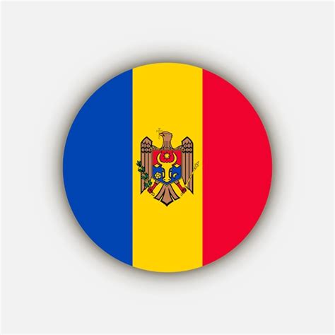 Premium Vector | Country Moldova Moldova flag Vector illustration