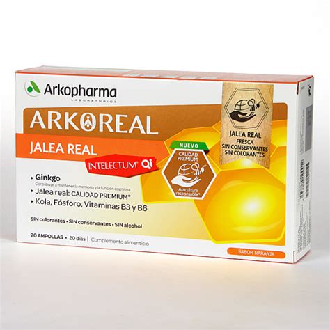 Arko Real Jalea Real Intelectum 20 Ampollas Arko Real Arkocapsulas