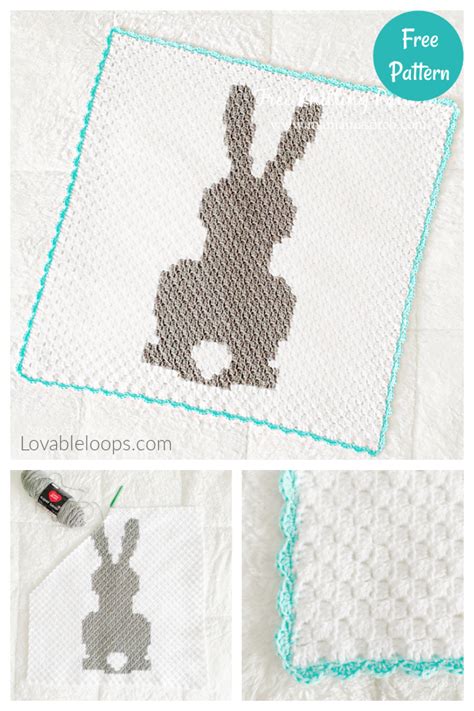 Bunny Blanket Free Crochet Pattern And Paid