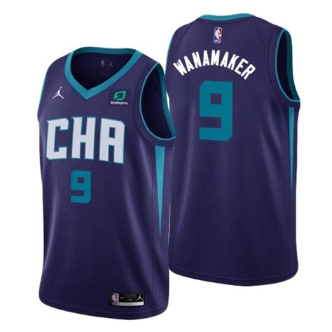 Maillot Basket Charlotte Hornets City Edition Brad Wanamaker No 9