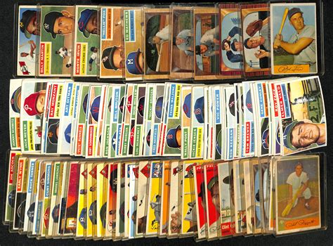 Lot Detail Lot Of Bowman Topps Baseball Cards W