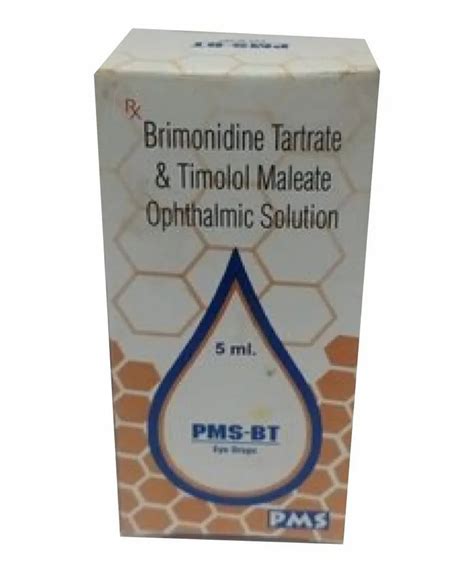 Pms Bt Brimonidine Tartrate Timolol Maleate Opthalmic Solution Eye Drop